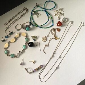 Sterling Silver Scrap Jewelry Lot